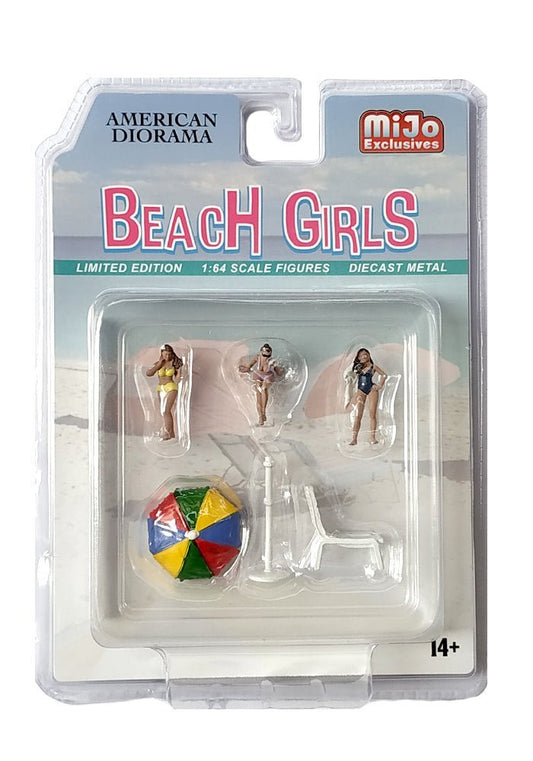 American Diorama MiJo Exclusives Beach Girls (Scale 1:64)