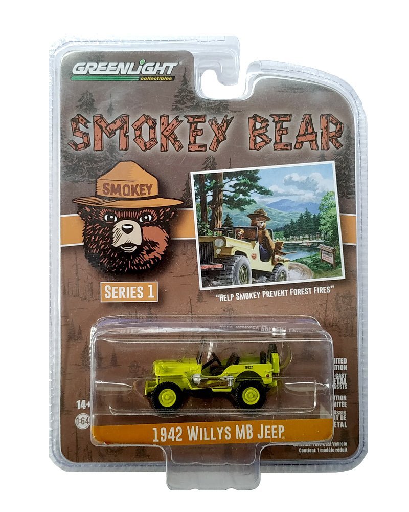 Greenlight Smokey Bear 1942 Willys MB Jeep