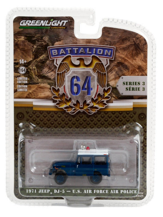 Greenlight  U.S. Air Force Air Police 1971 Jeep DJ5  Battalion 64