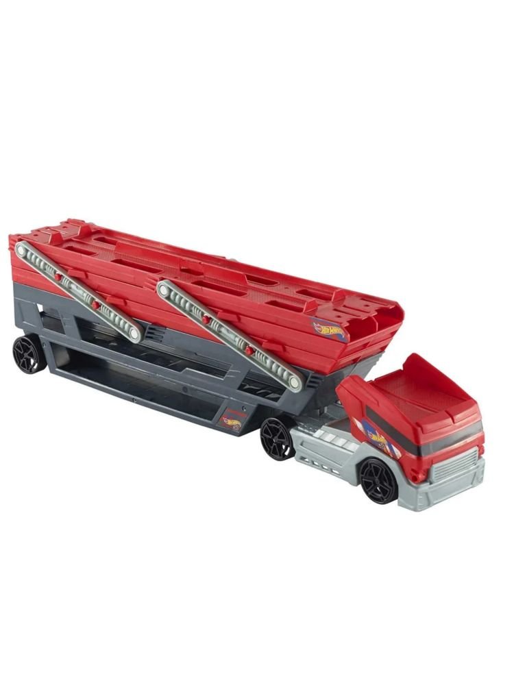 Hotwheels Mega Hauler Truck can hold upto 50 car