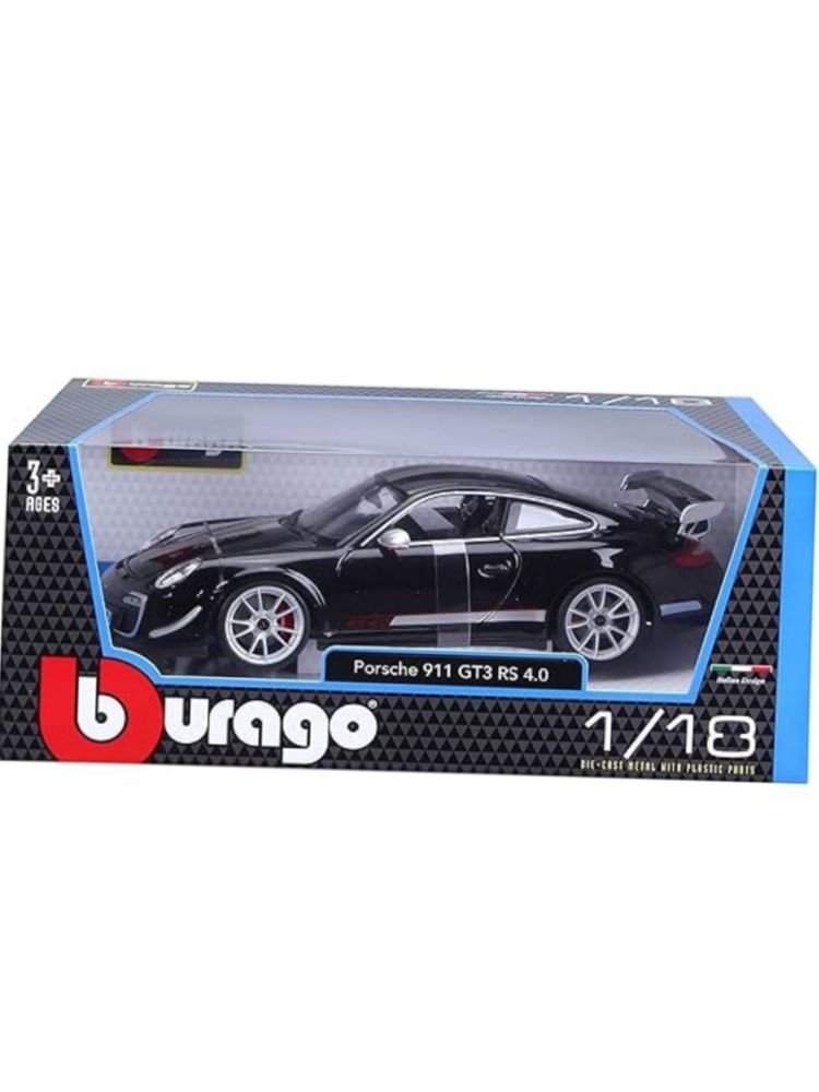 Bburago 1:18 Scalr Porsche 911 RS 4.0 Diecast Model (Box damaged car mint condition)