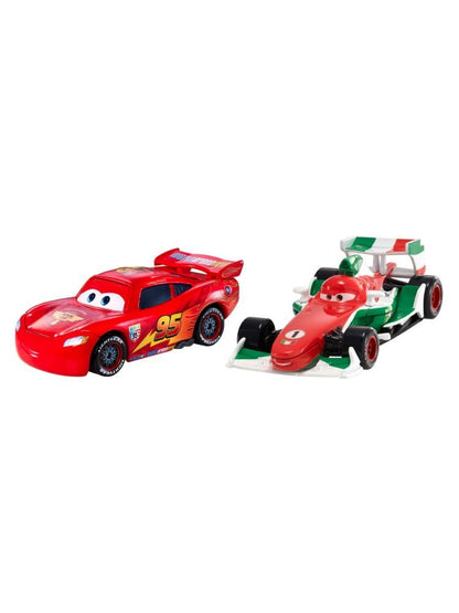 PRE-OWNED Disney Cars Cars 2 Francesco Bernoulli & Ka-Ciao Lightning McQueen Diecast Car 2-Pack