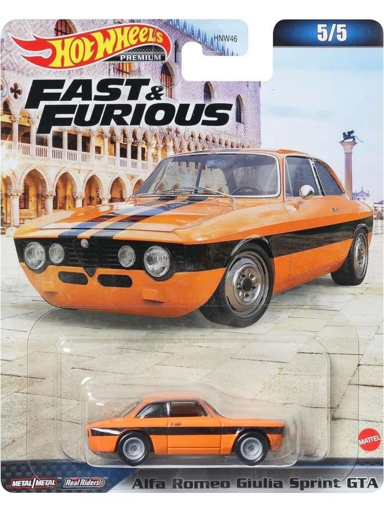 Hotwheels Fast and Furious Alfa Romeo giulia sprinter gta Imported Premium 1:64