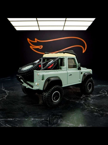 Hotwheels Elite 64 Series Land Rover Defender 90 Pickup (with protector)