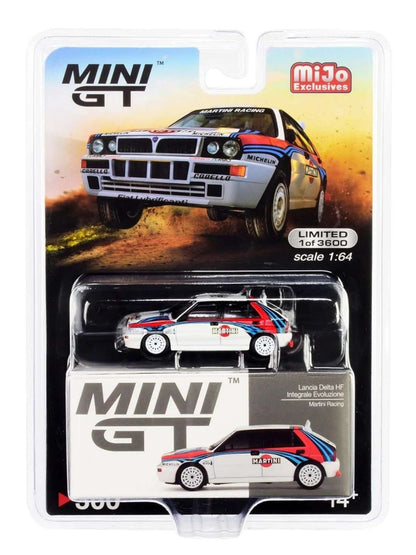 Mini GT Lancia Delta Hf Integrale Evolution Martin racing no 300