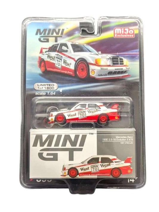 Mini GT Mercedes -Benz 190 E 2.5 - 16 Evolution ll 1991 DTM Lohr no 395