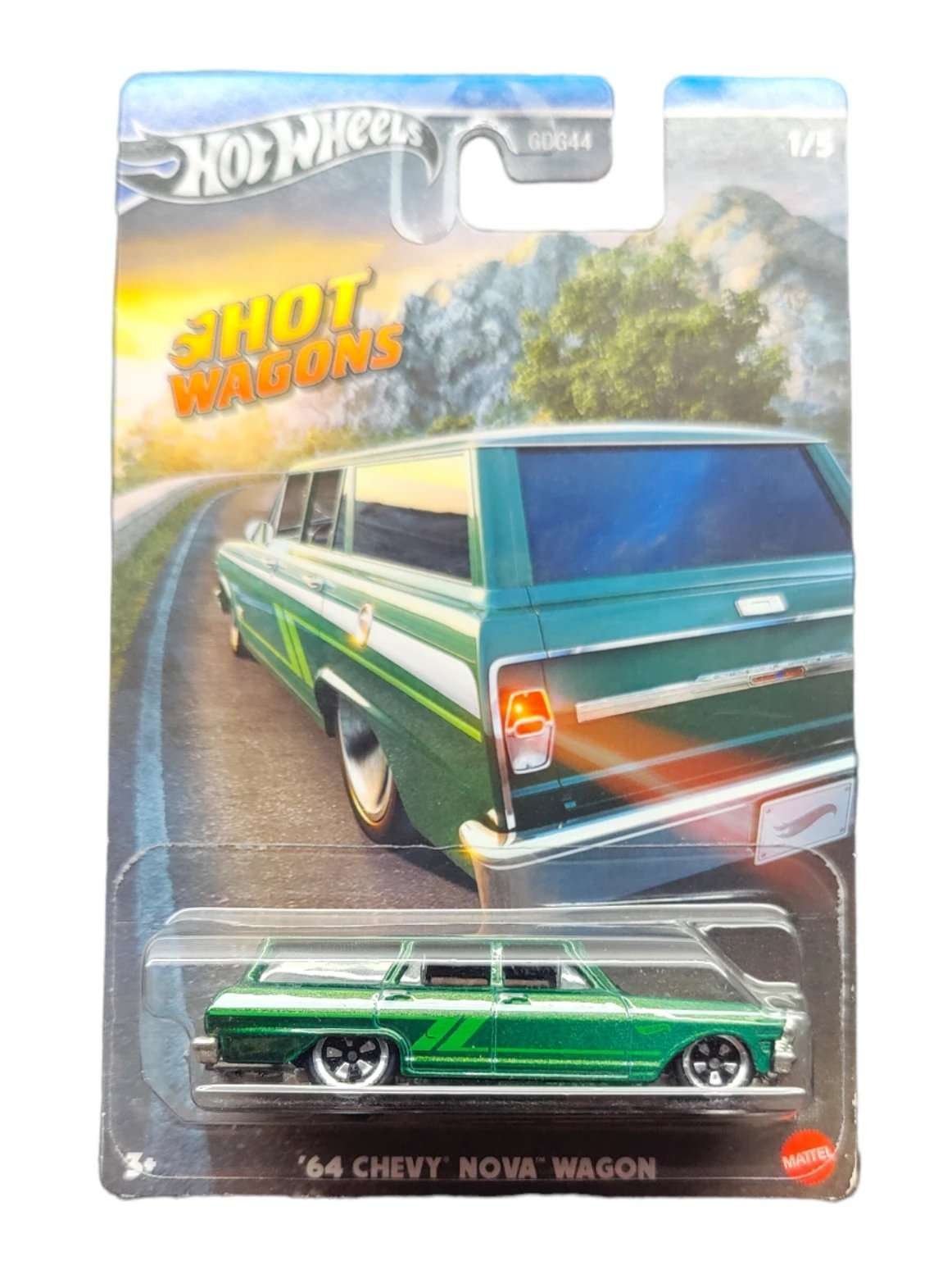 EXCLUSIVE Hotwheels Hot Wagons 64 Chevy Nova wagon