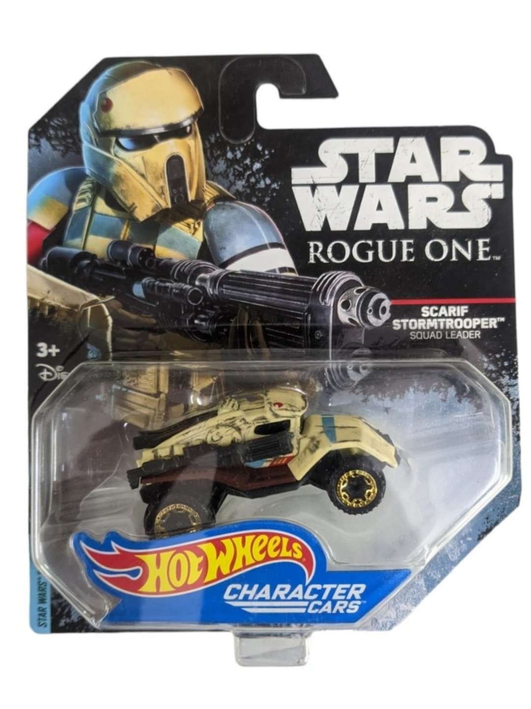 EXCLUSIVE Hotwheels Star War Rogue One Scarif Stormtrooper Charactor Car