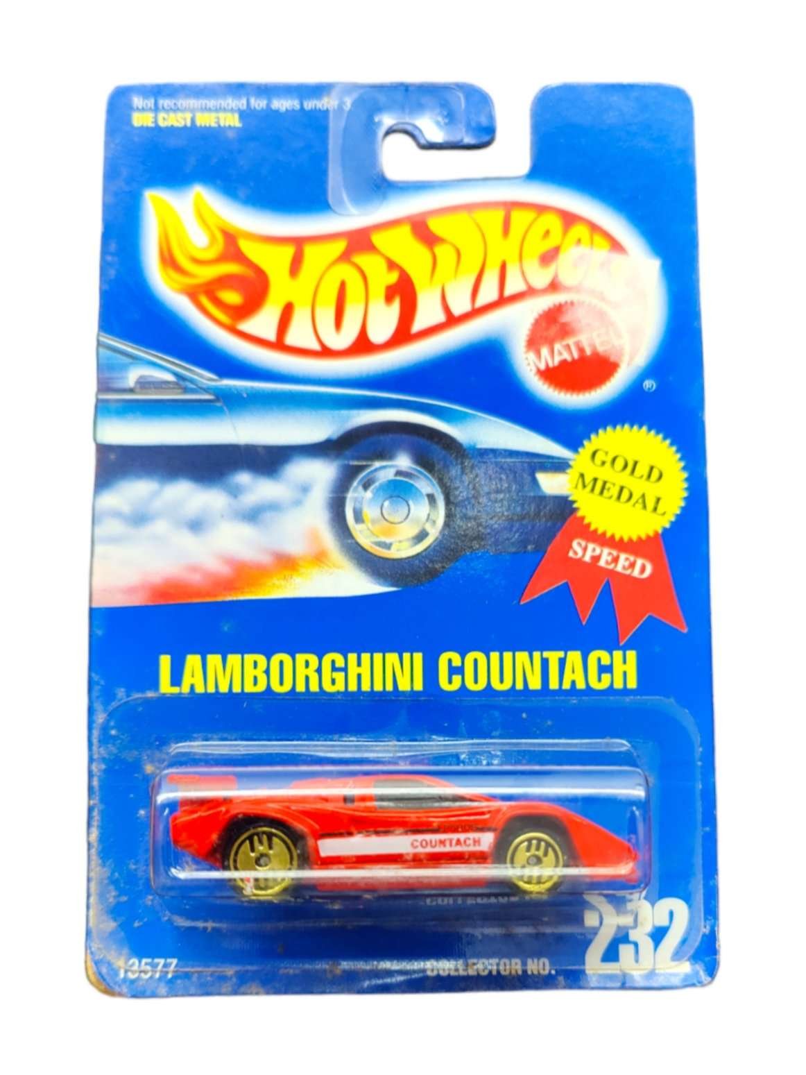 EXCLUSIVE Hotwheels Lamborghini Countach number 232