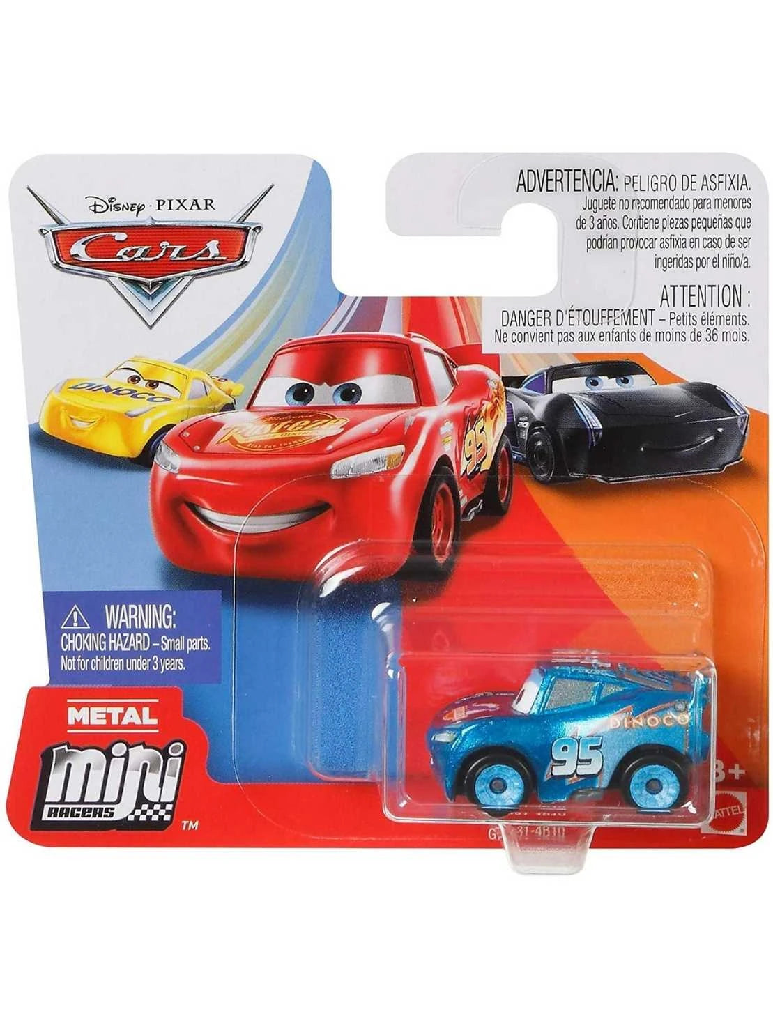 EXCLUSIVE Disney Pixar Mini Racers Dinco Lightning Mcqueen