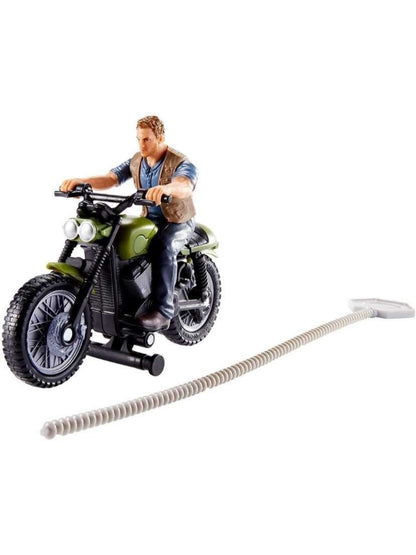 EXCLUSIVE Jurassic World Owen & Motorcycle