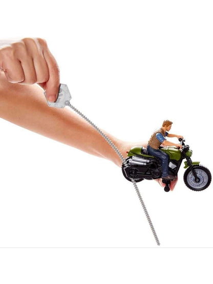 EXCLUSIVE Jurassic World Owen & Motorcycle