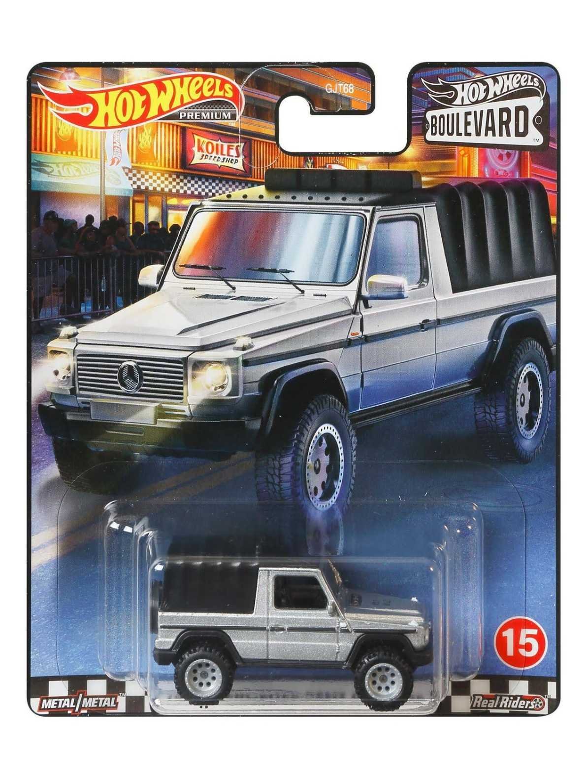 EXCLUSIVE Hotwheels 1991 Mercedes Benz G class( card damage car mint condition)