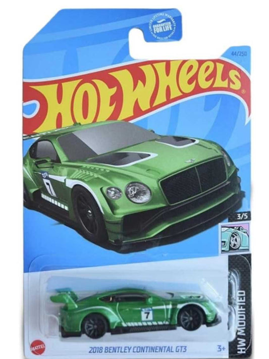 EXCLUSIVE Hotwheels 2018 Bently Continental GT3