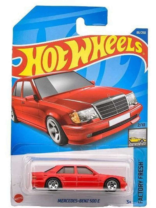 EXCLUSIVE Hotwheels Mercedes Benz 500 E (blister Damage car mint condition)