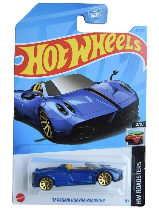 Hotwheels 17 Pagani Huayra Roadster (Blister damage car in perfect condition)