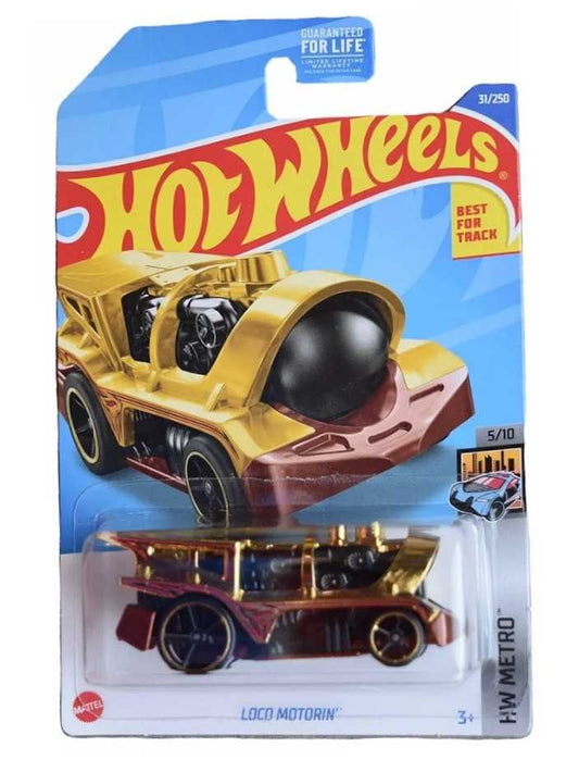 EXCLSUIVE Hotwheels LOCO Motorin (Blister damage car Mint Condition )