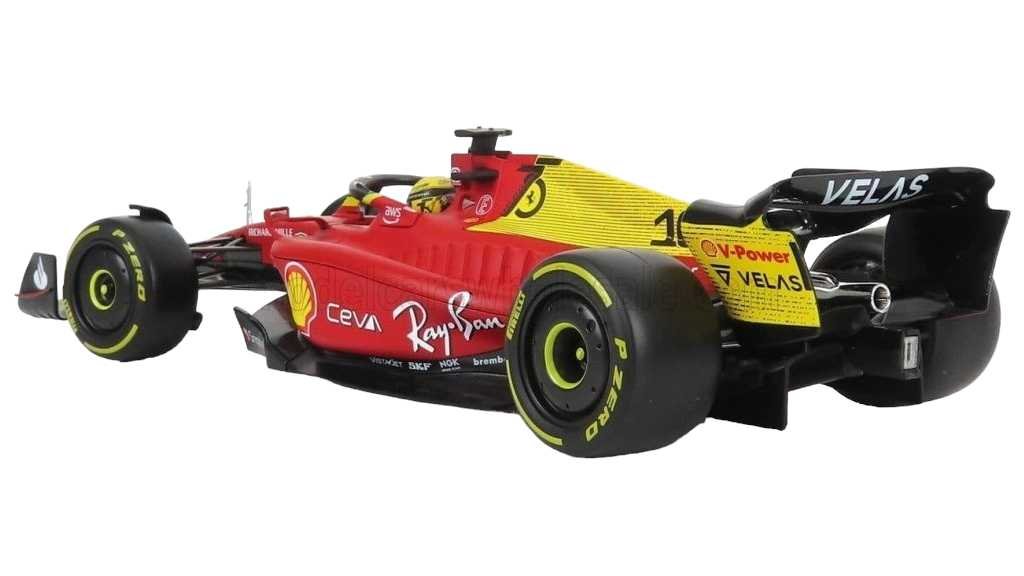 EXCLUSIVE Bburago Formula One Ferrari F1-75 Italian GP Charles Leclerc 2023