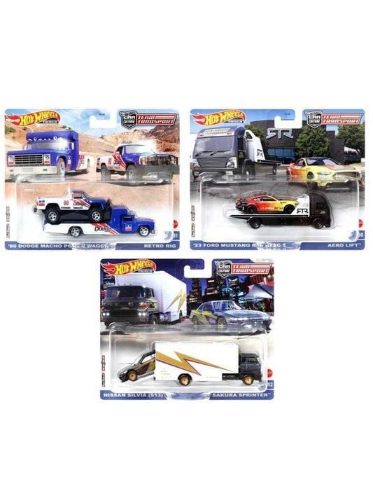 EXCLUSIVE Hotwheels Team Transport set of 3 #50 to #52