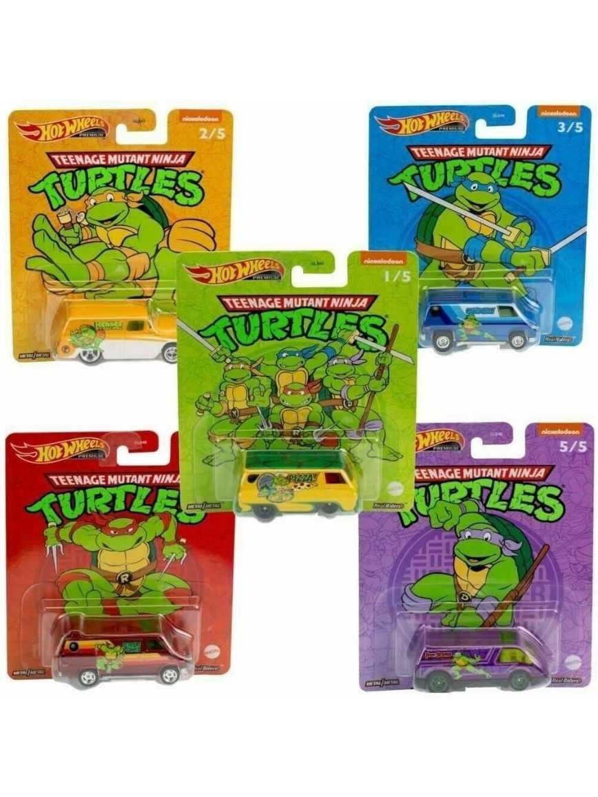 EXCLUSIVE Hotwheels Teenage Mutant Ninja Turtles Set of 5