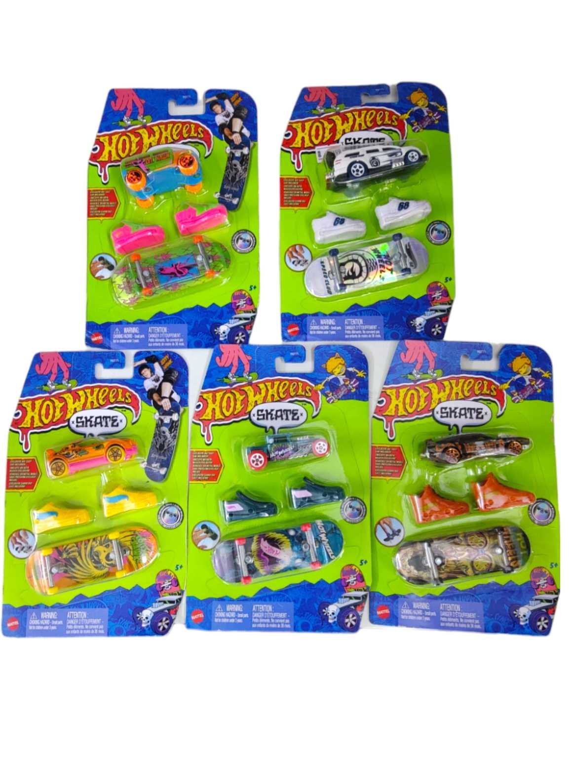 EXCLUSIVE Hotwheels Skate Set of 5