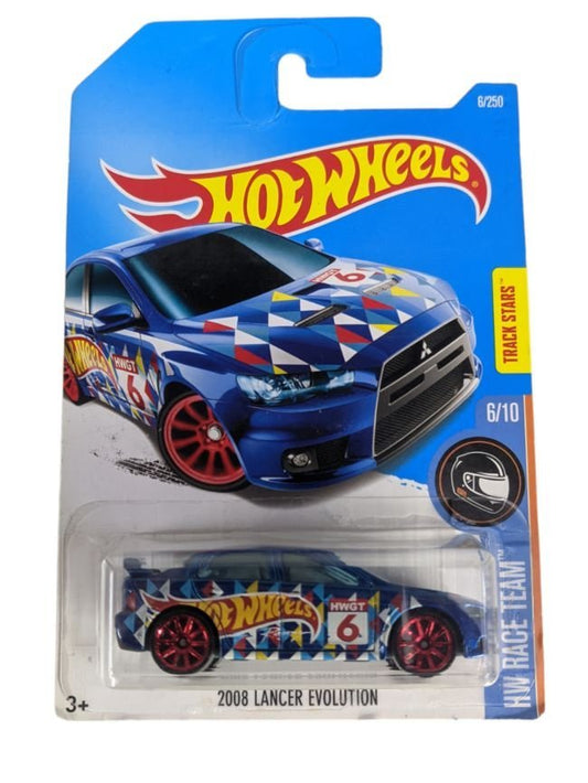 EXCLUSIVE Hotwheels Hw race team 2008 Lancer Evolution