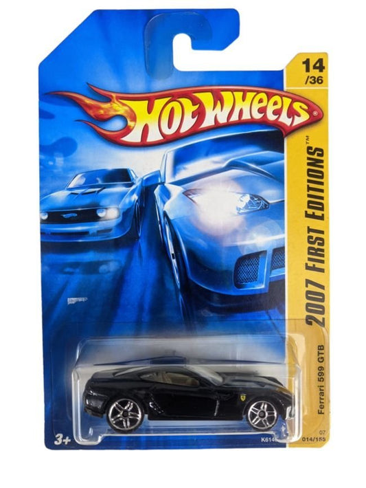 EXCLUSIVE Hotwheels 2007 First Edition Ferrari 599 GTB