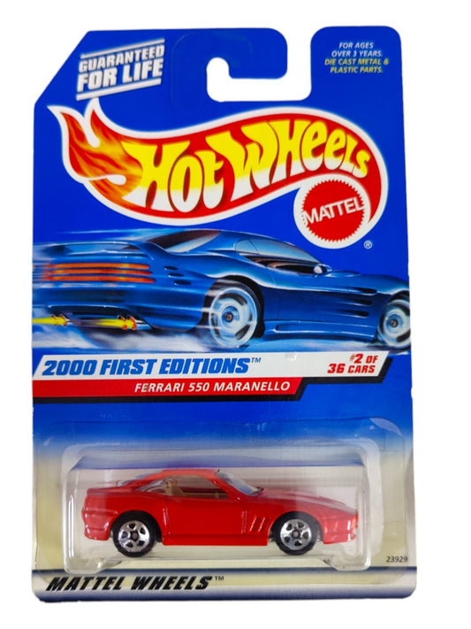 EXCLUSIVE Hotwheels 2000 First Editions Ferrari 550 Maranello 2 of 36