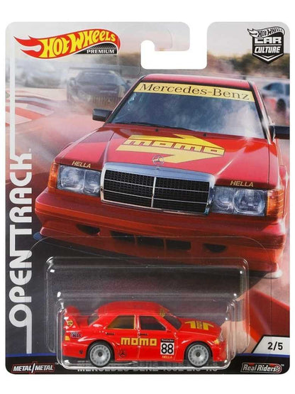 Hotwheels Car Culture Open Track Mercedes Benz 190E 2.5-1.6 imported premium 1:64 scale