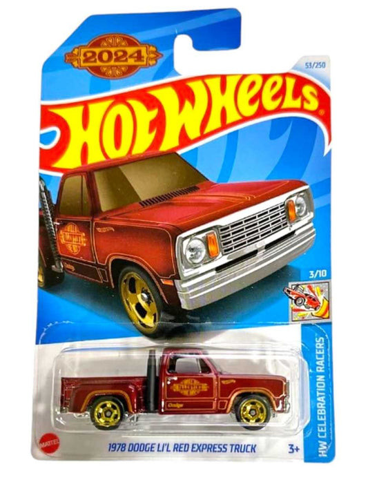 EXCLUSIVE Hotwheels 1978 Dodge LI' L Red Express Truck