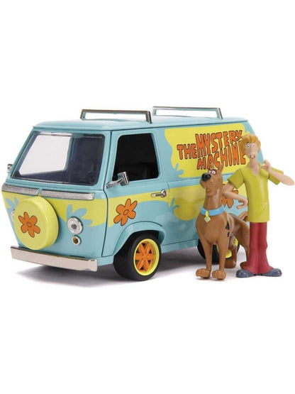 EXCLUSIVE Jada Scoobyy Doo Mystery machine with shaggy and scoobt Doo