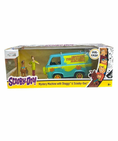 EXCLUSIVE Jada Scoobyy Doo Mystery machine with shaggy and scoobt Doo