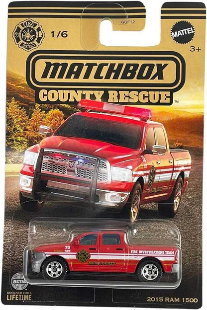 EXCLUSIVE Matchbox County Rescue Set of 6