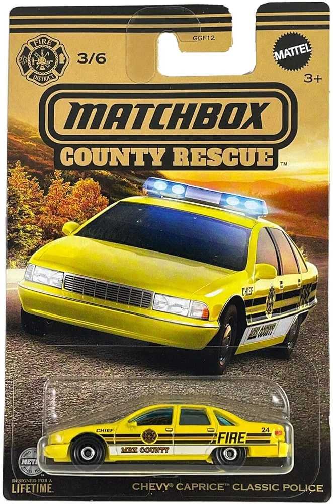 EXCLUSIVE Matchbox County Rescue Set of 6