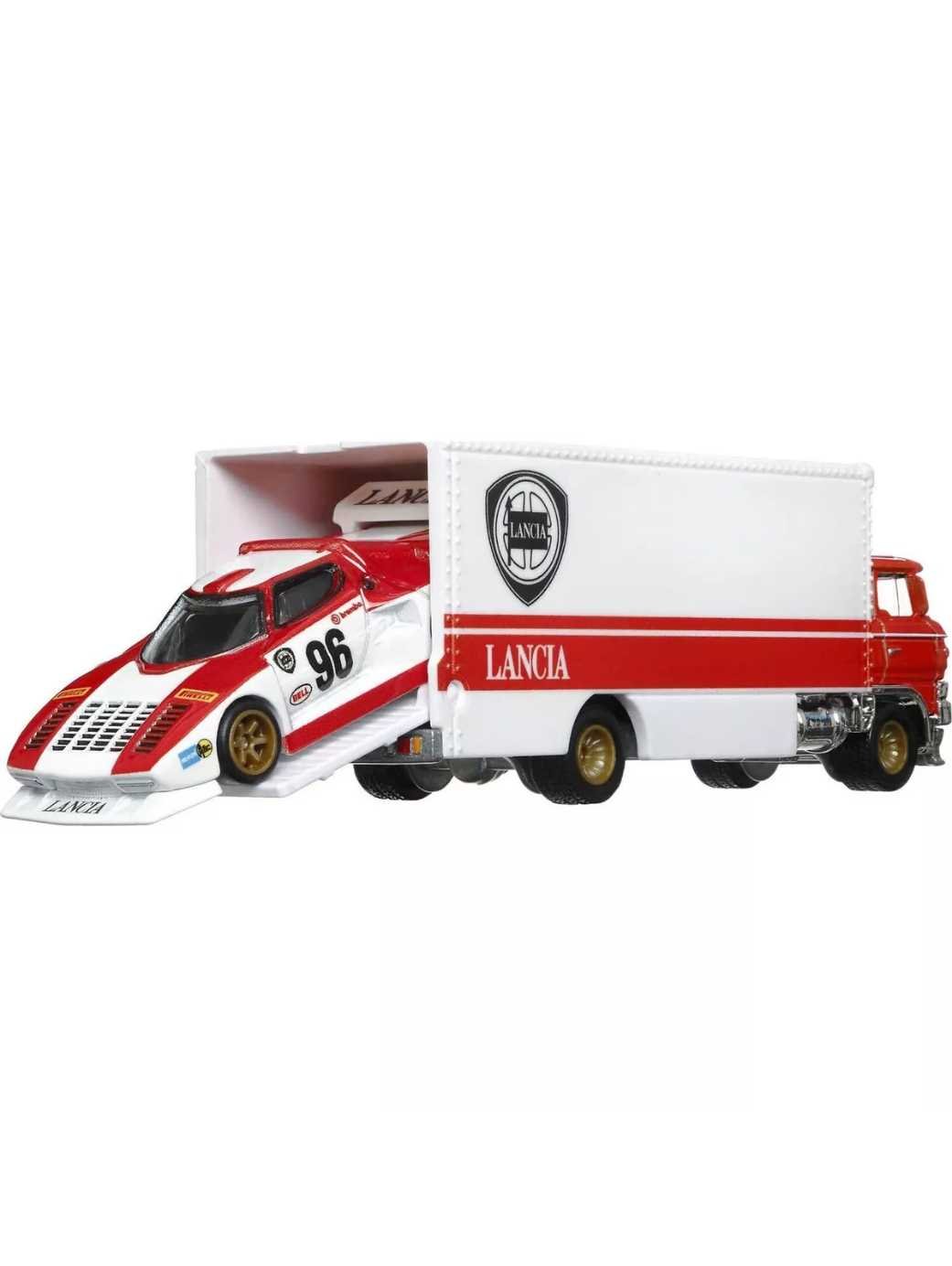 EXCLUSIVE Hotwheels Team Transport Lancia Stratos Group 5 & Sakura Sprinter