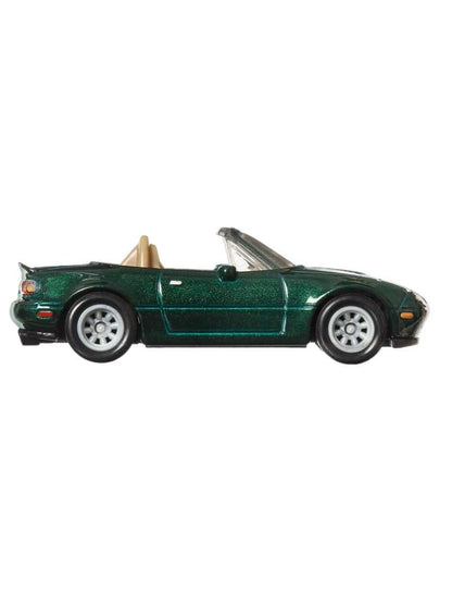 Hotwheels '91 Mazda MX-5 Miata imported premium 1:64 scale