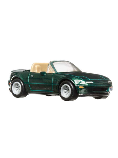 Hotwheels '91 Mazda MX-5 Miata imported premium 1:64 scale