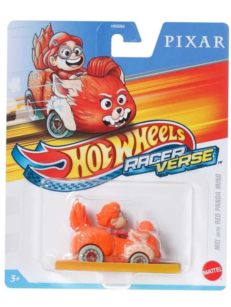 EXCLUSIVE Hotwheels Racer Verse MEI With Red Panda Ming