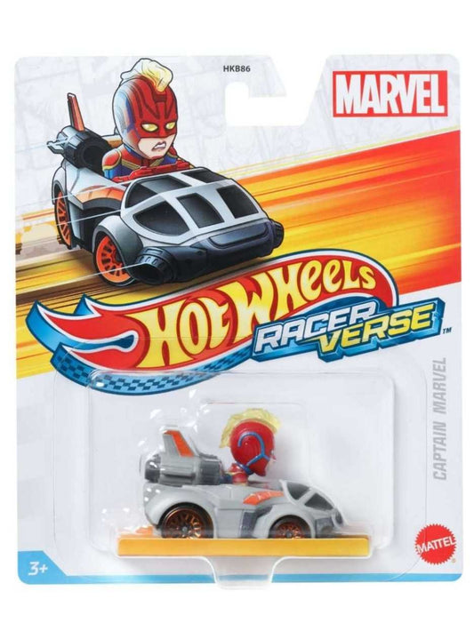 EXCLUSIVE Hotwheels Racer Verse Captain Marvel Vehicle