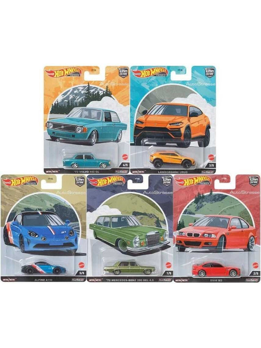 EXCLUSIVE Hotwheels Car Culture Auto Strasse Set of 5