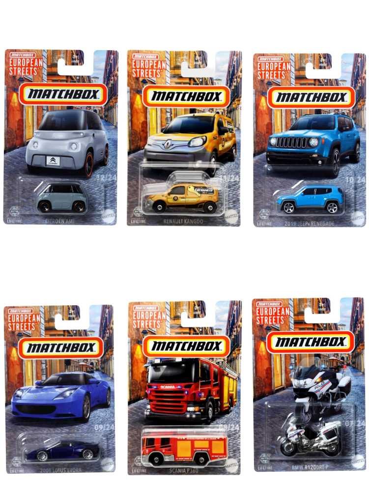 EXCLUSIVE Matchbox European Street Set of 6