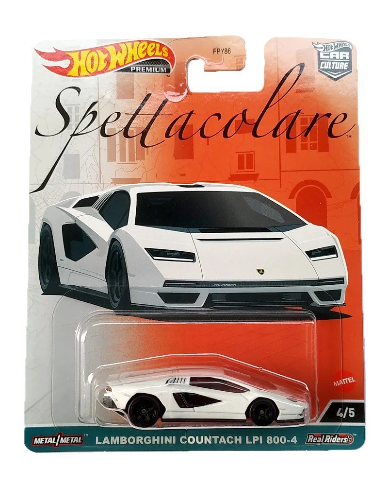 EXCLUSIVE Hotwheels Lamborghini Countach LPI 800-4 ( Blister open car mint condition)