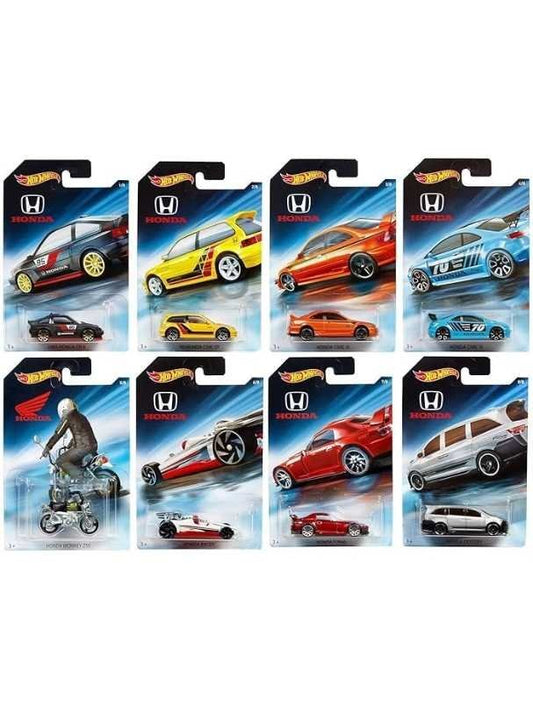 EXCLUSIVE Hotwheels Honda set of 8