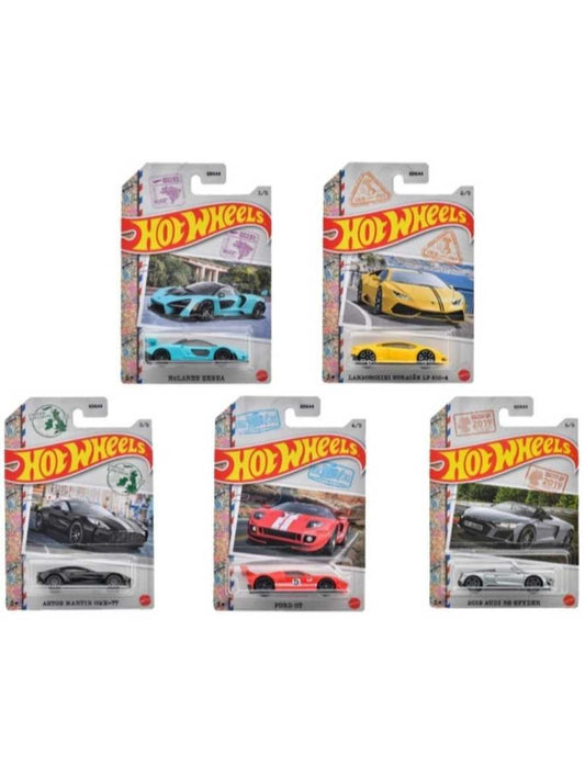 EXCLUSIVE Hotwheels World Racers set of 5