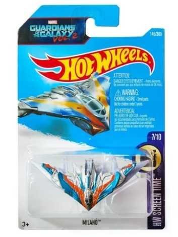 EXCLUSIVE Hotwheels Guardian of the Galaxy Milano (blister little crack car mint condition)