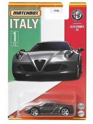 EXCLUSIVE Matchbox Italy Alpha Romeo 4 c