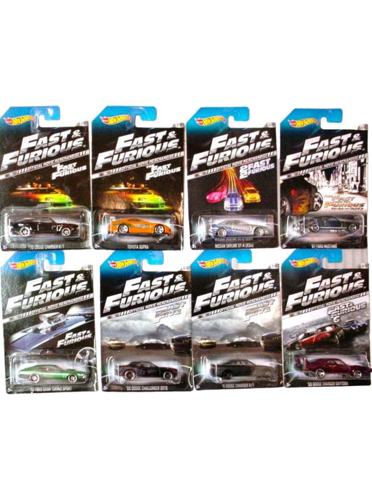 EXCLUSIVE Hotwheels Fast &amp; Furious set of 8