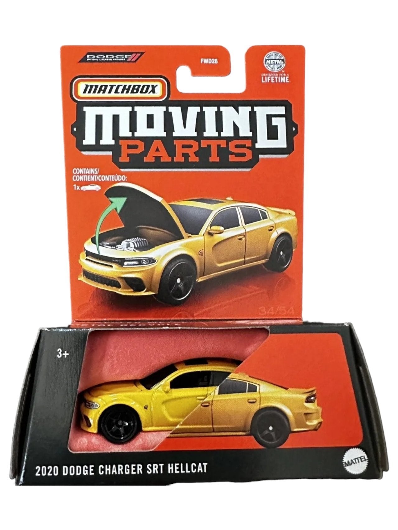 Exclusive Matchbox Moving Parts 2020 Dodge Charger SRT Hellcat