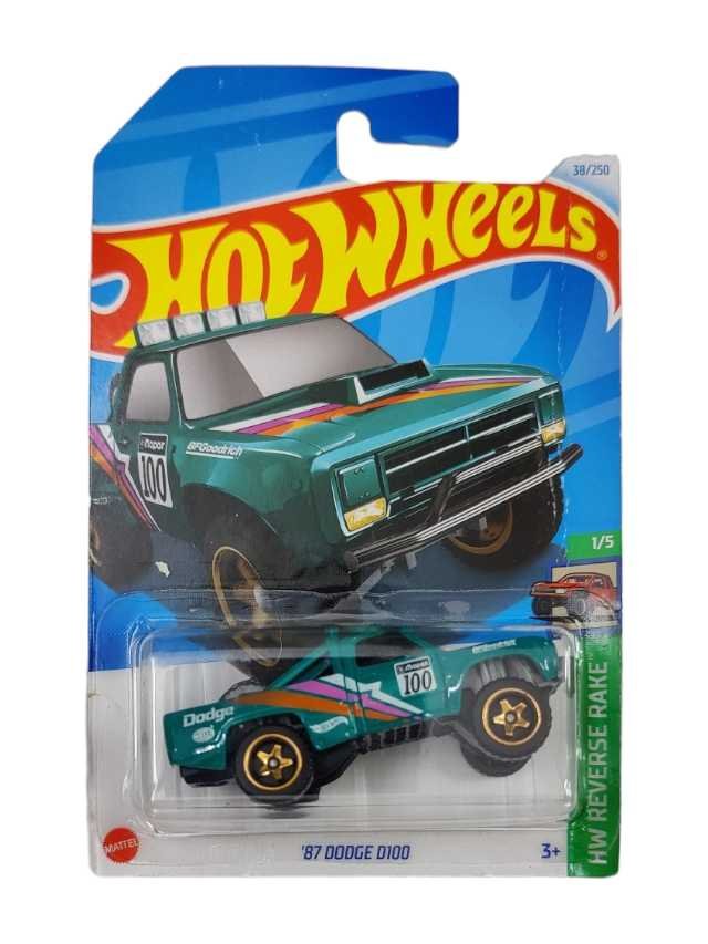 Hotwheels 87 Dodge D100 1:64 imported mainline