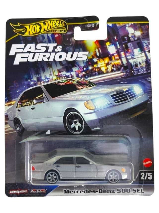 Hotwheels Fast and Furious Mercedes benz 500 sel Imported Premium 1:64